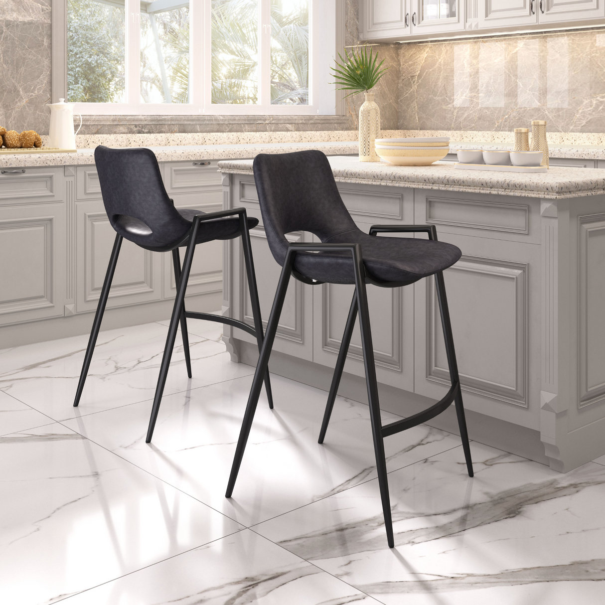 Desi Counter / Bar Stool (Set of 2)