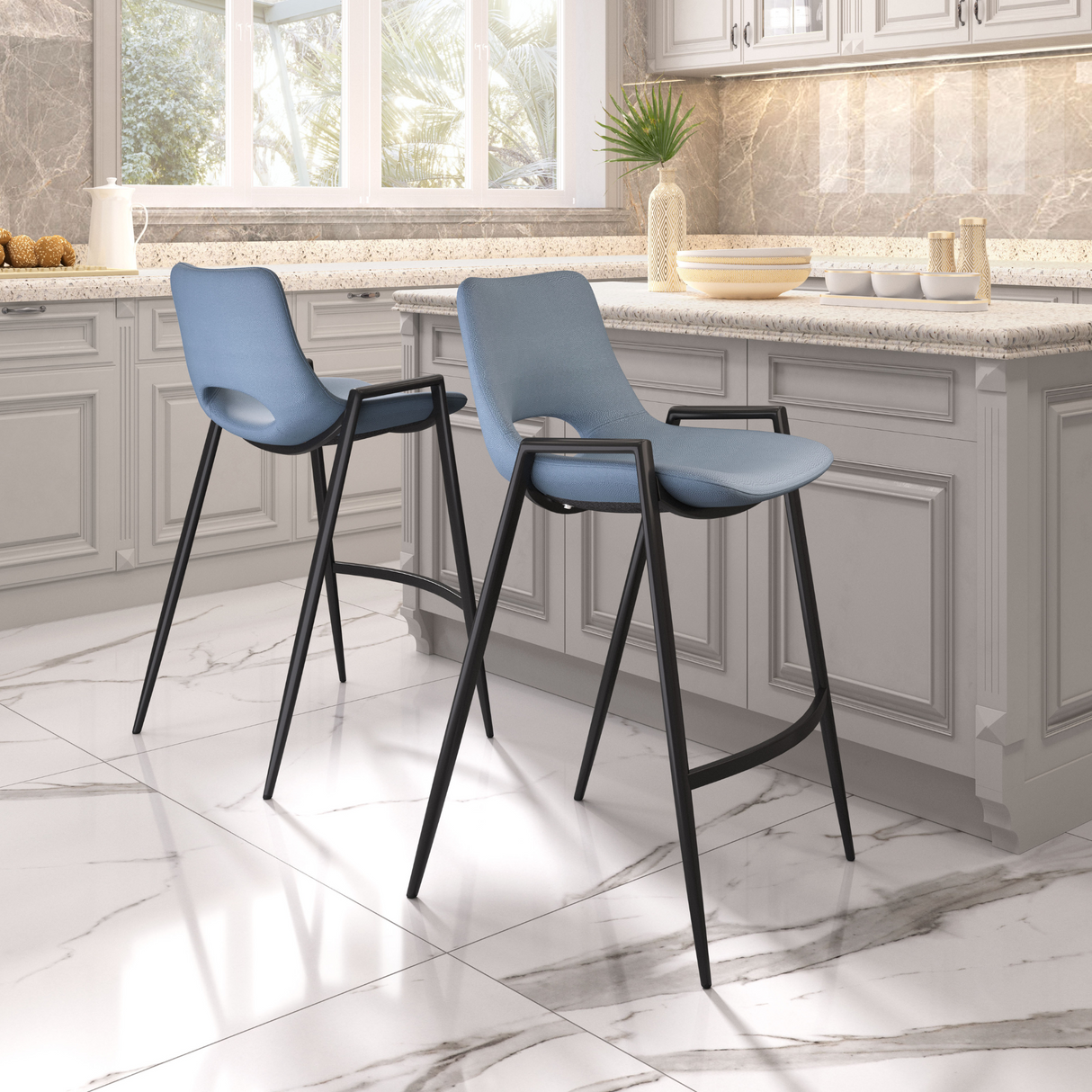 Desi Counter / Bar Stool (Set of 2)